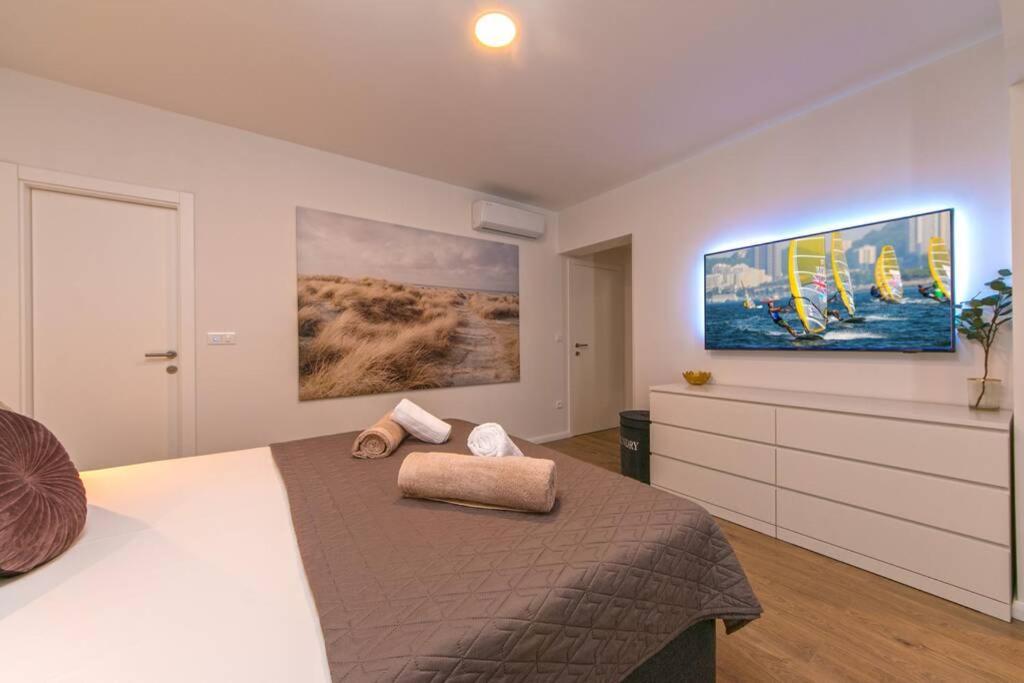 Apartman Macan Brela Buitenkant foto